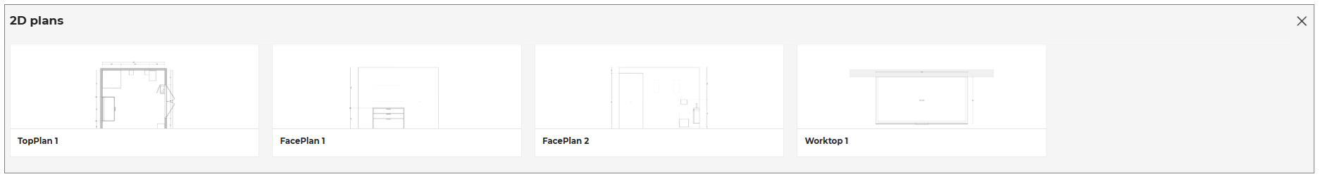 2D Plans Window