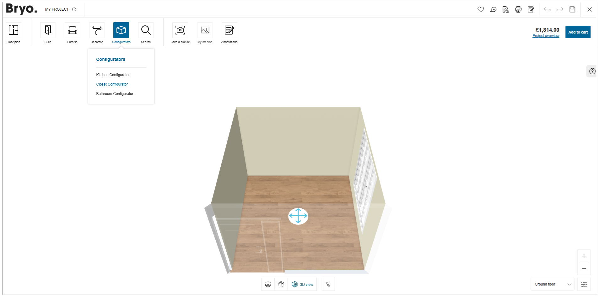 Launch the Storage Configurator