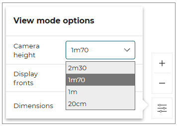 Camera height