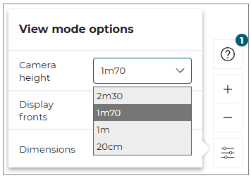 Camera height