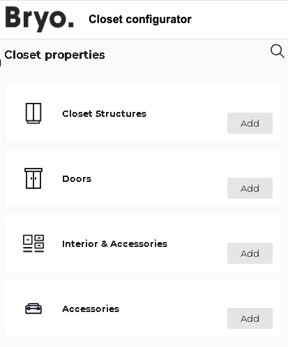 Storage Configurator Catalog Data
