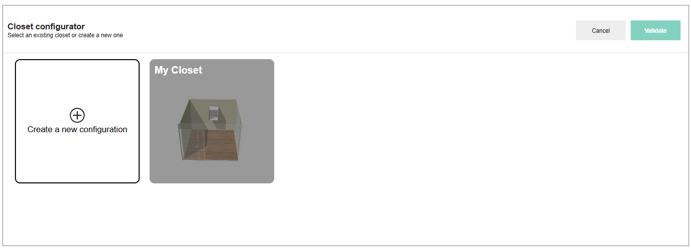 Create a new Configurator