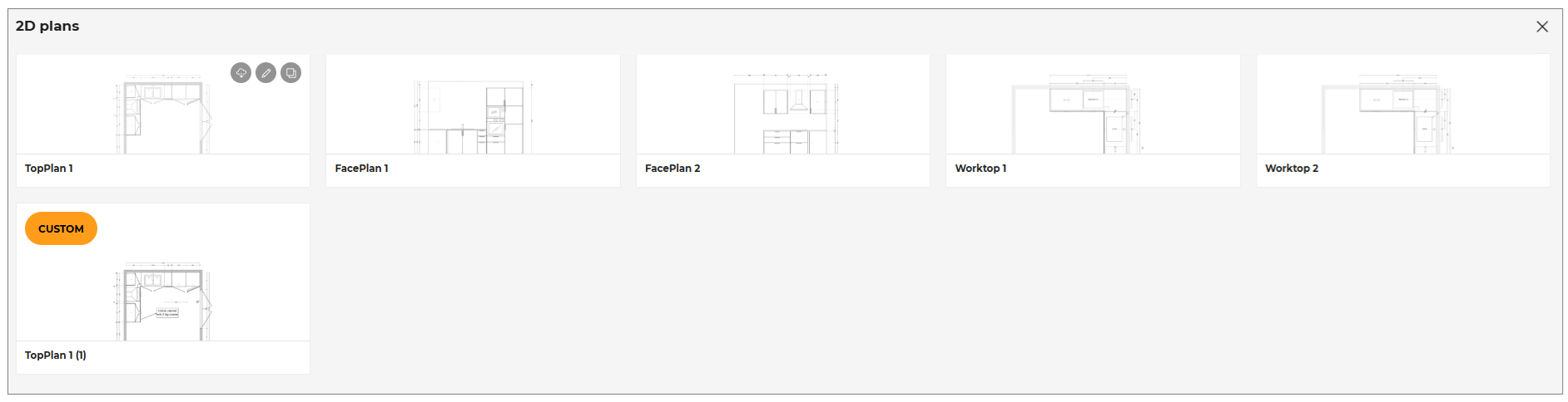 2D Plans Custom