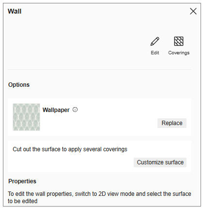 Customize Surface Edit