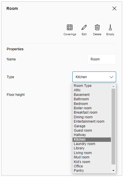 Rename room