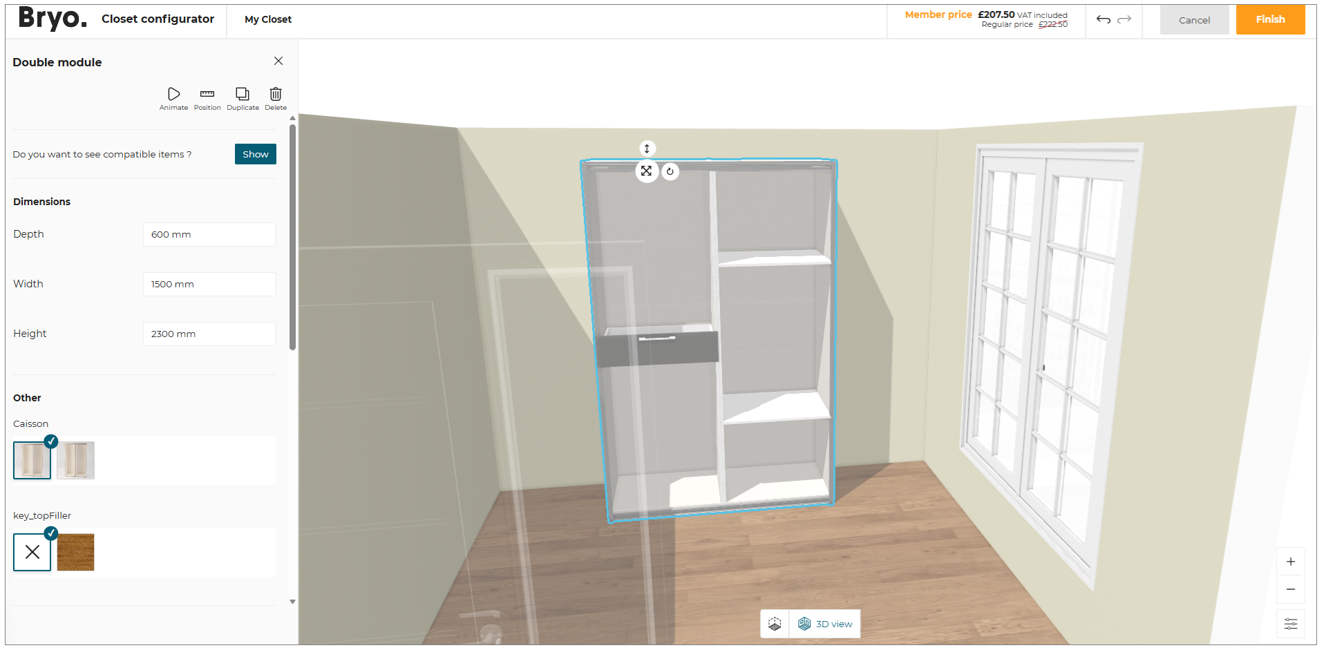 Edit Configuration - Configurator