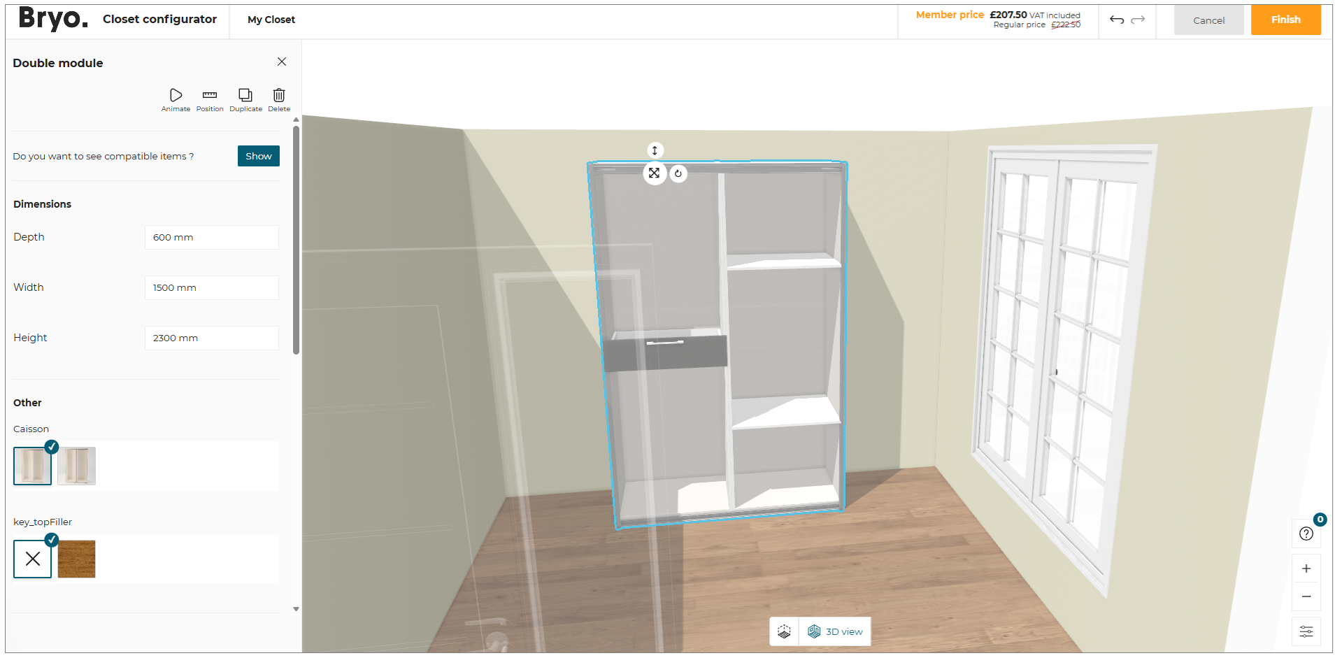 Edit Configuration - Configurator