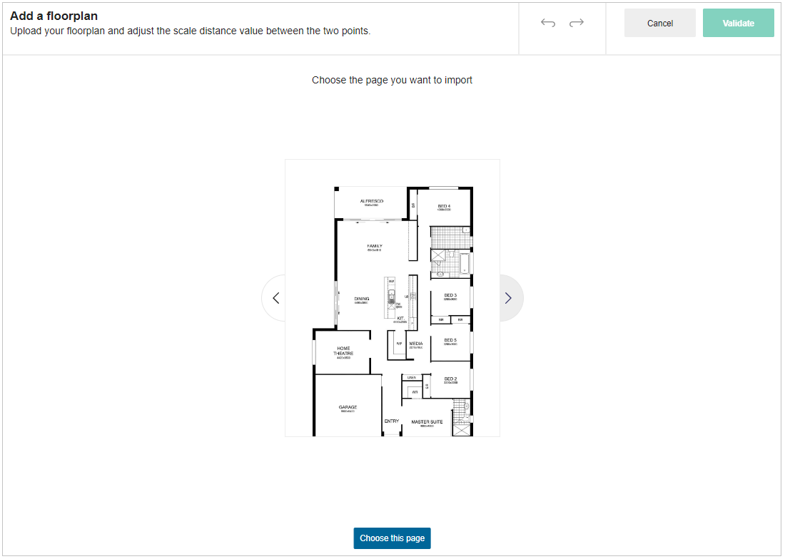 Floorplan Multiple Page