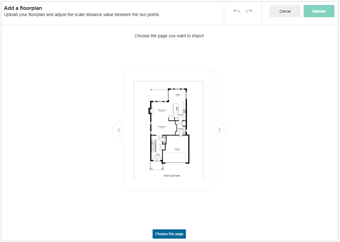 Foorplan Single Page