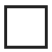 Worktop cut-out rectangle icon