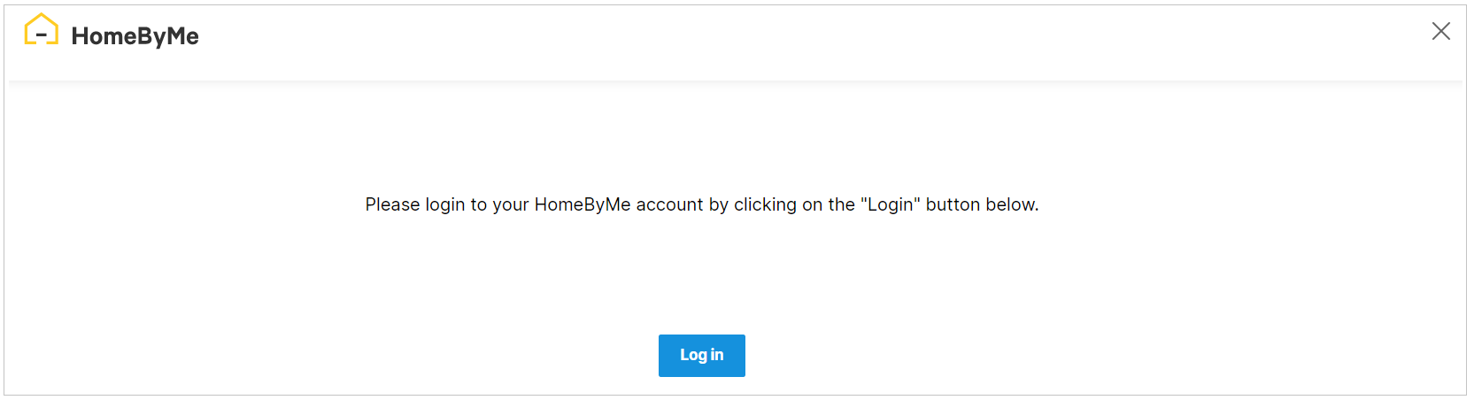 HomeByMe Login