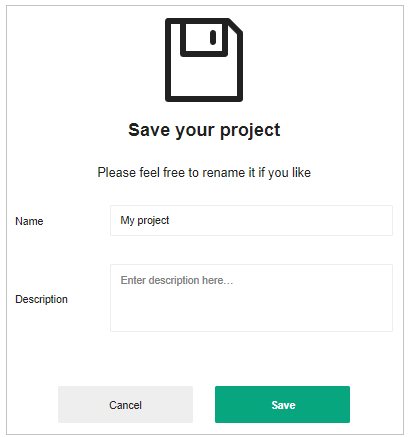 Save your project