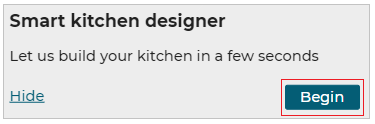 Smart kitchen designer