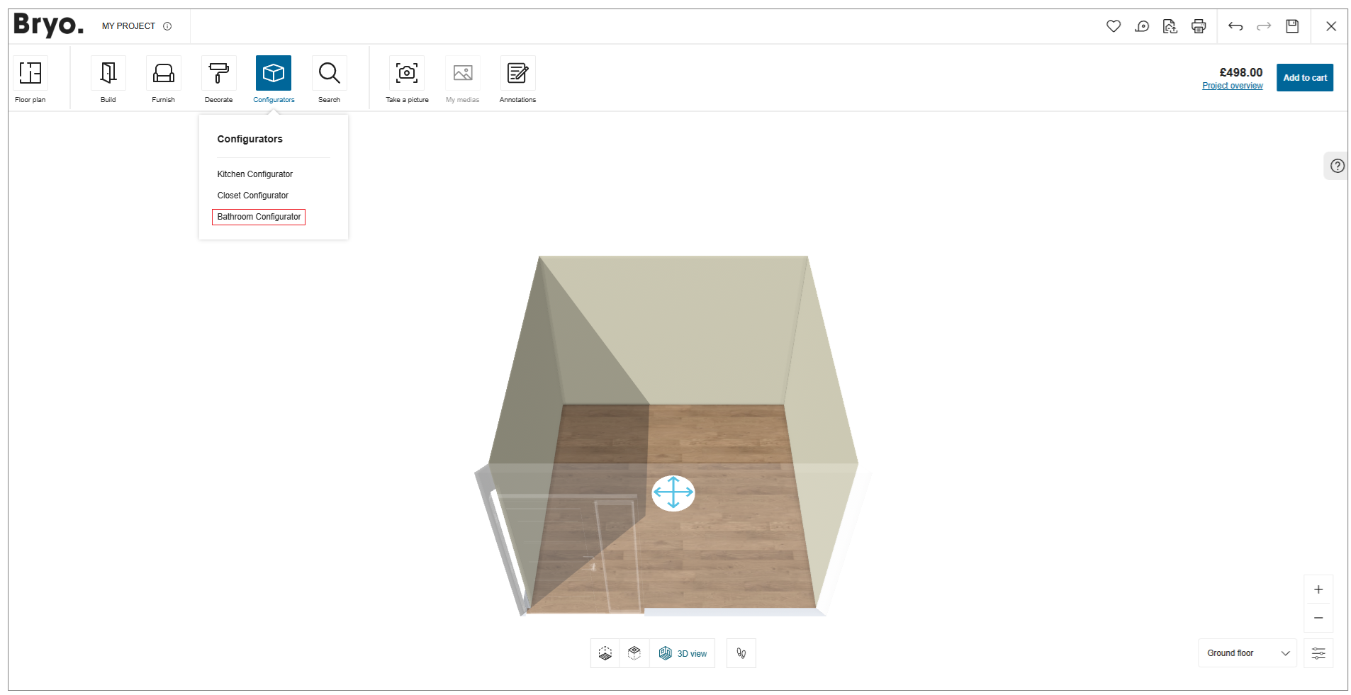 Launch the Storage Configurator