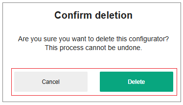 Delete Confirmation